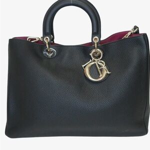 Black Leather Dior Diorissimo